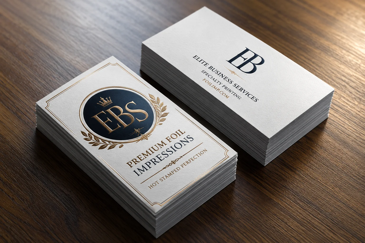 Foil Stamped Business Cards