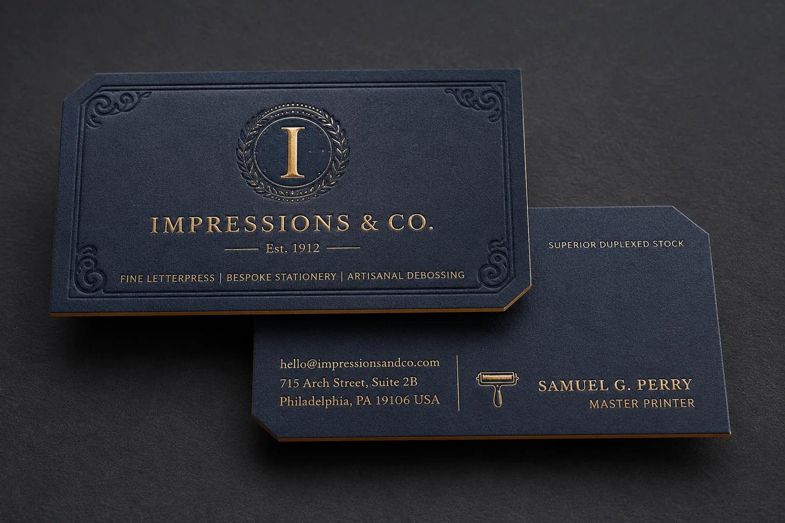 Letterpress Business Cards