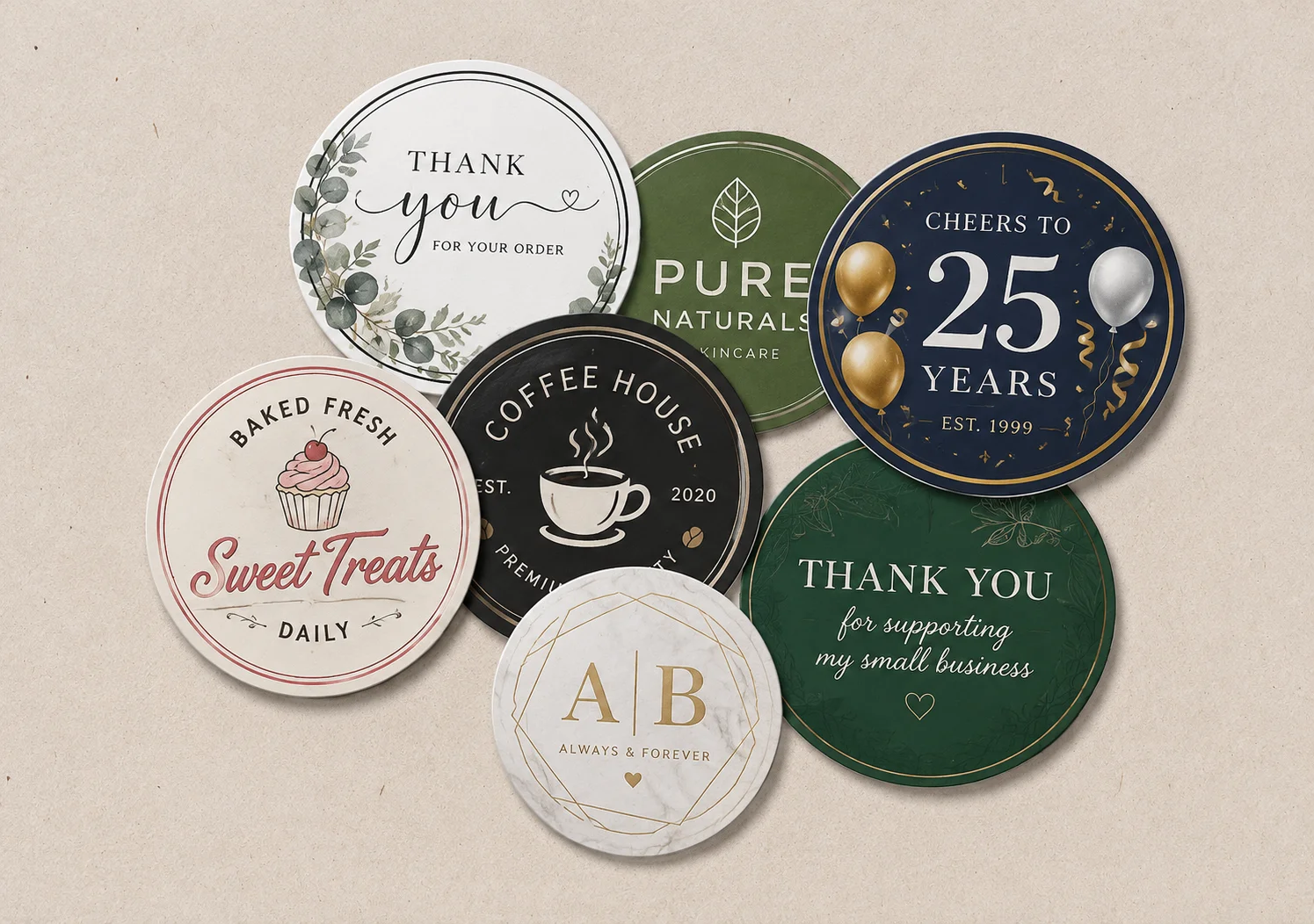 Round Business Cards