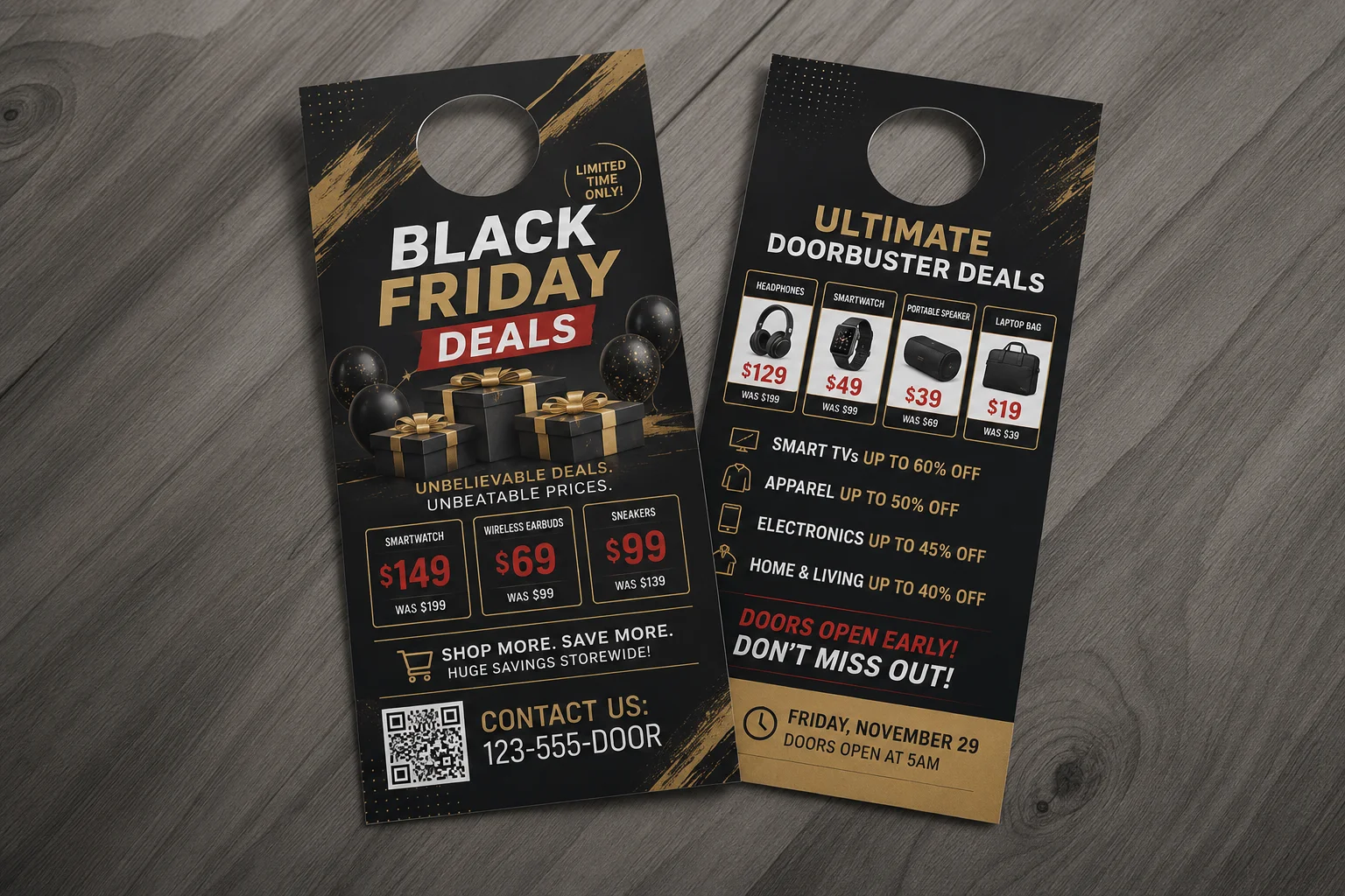 Black Friday Door Hangers