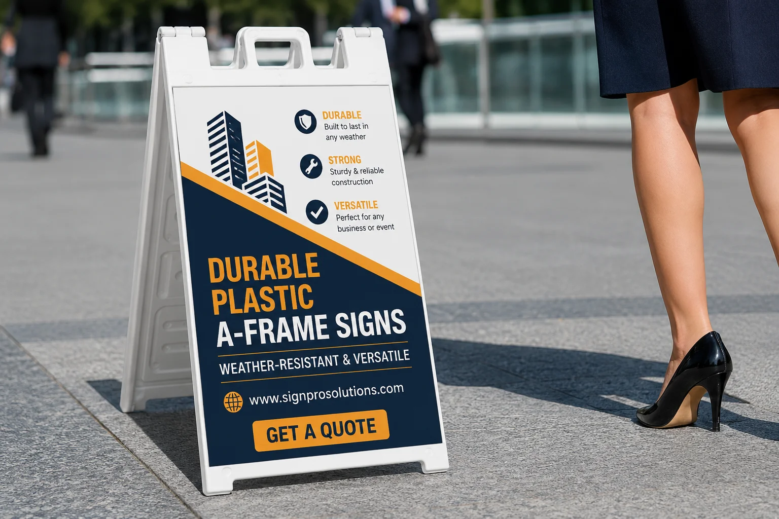 Plastic A Frame Signs