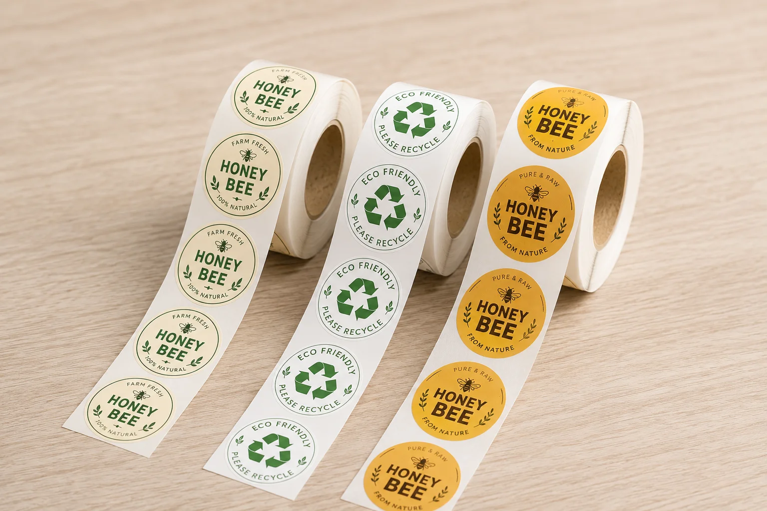 Roll Round Labels