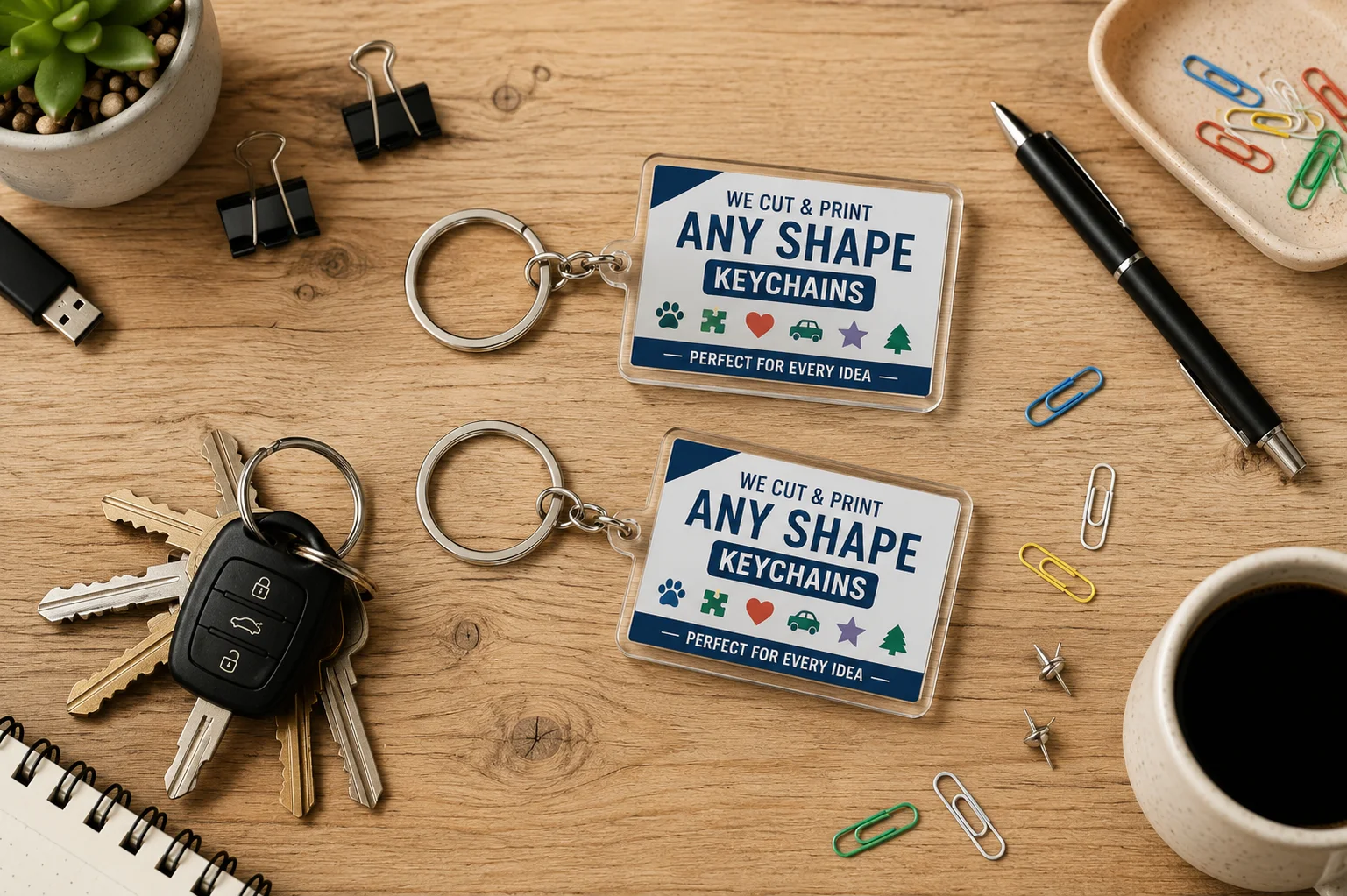 Shaped Keychains