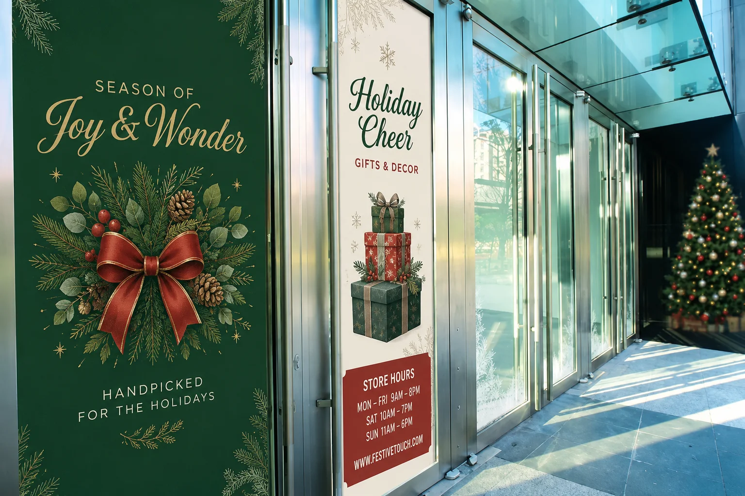 Christmas Window Clings