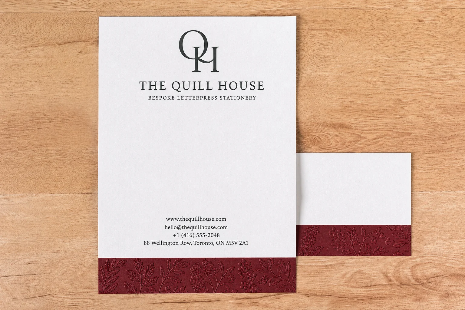 Letterpress Stationery