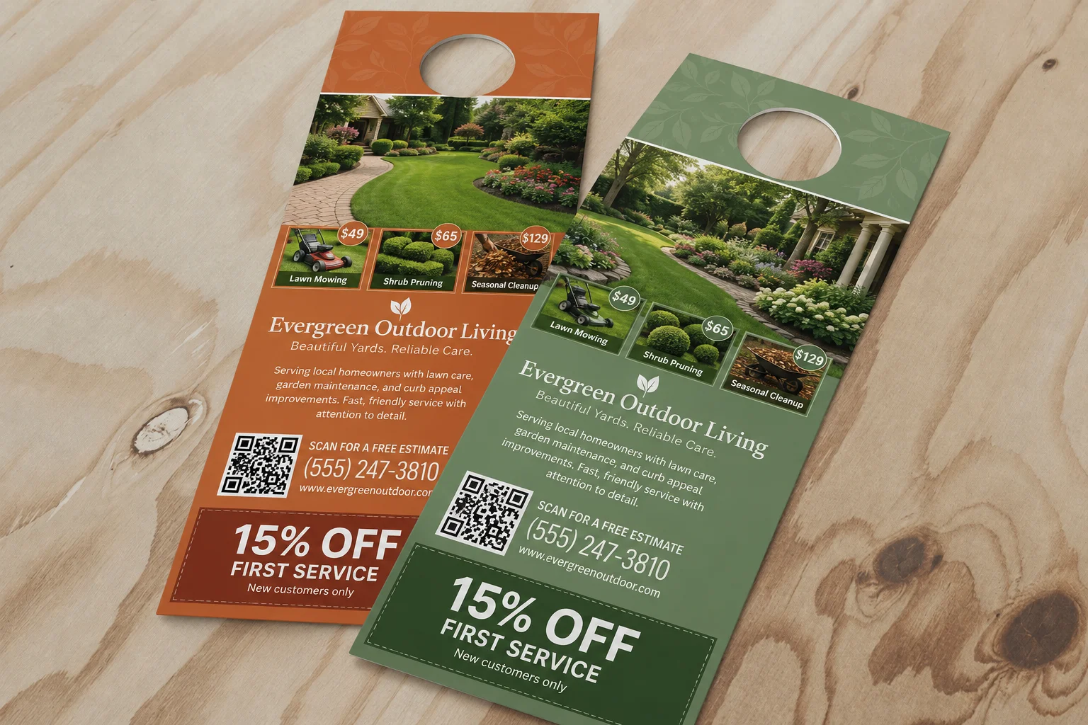 Landscaping Door Hangers