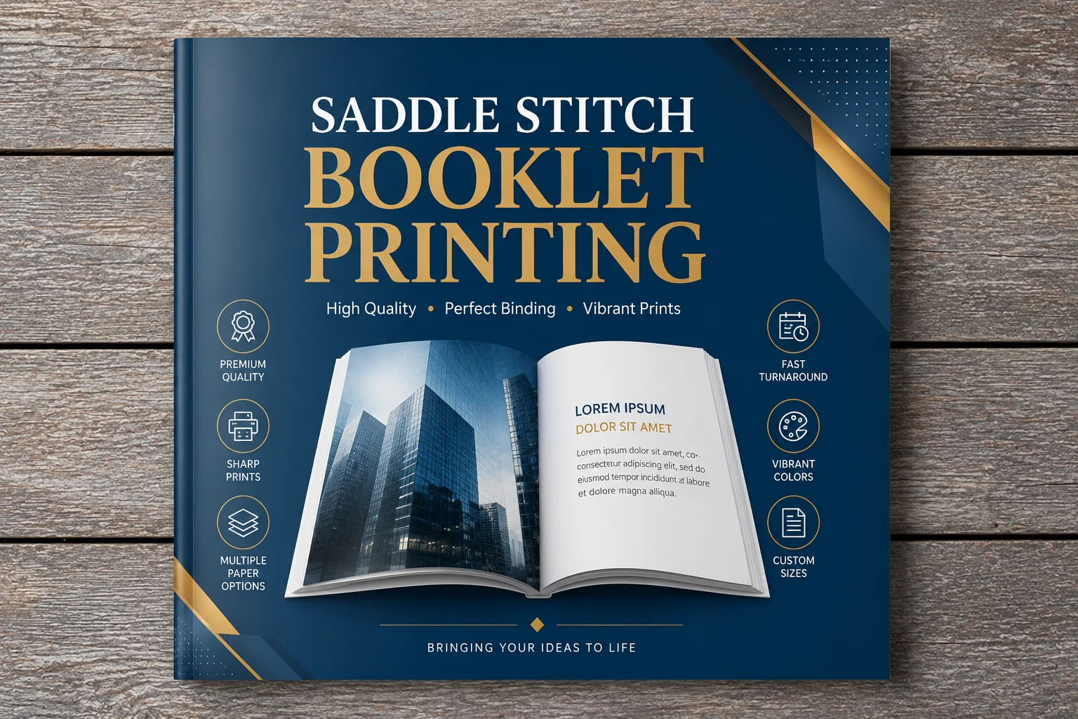 Saddle Stitch Booklet