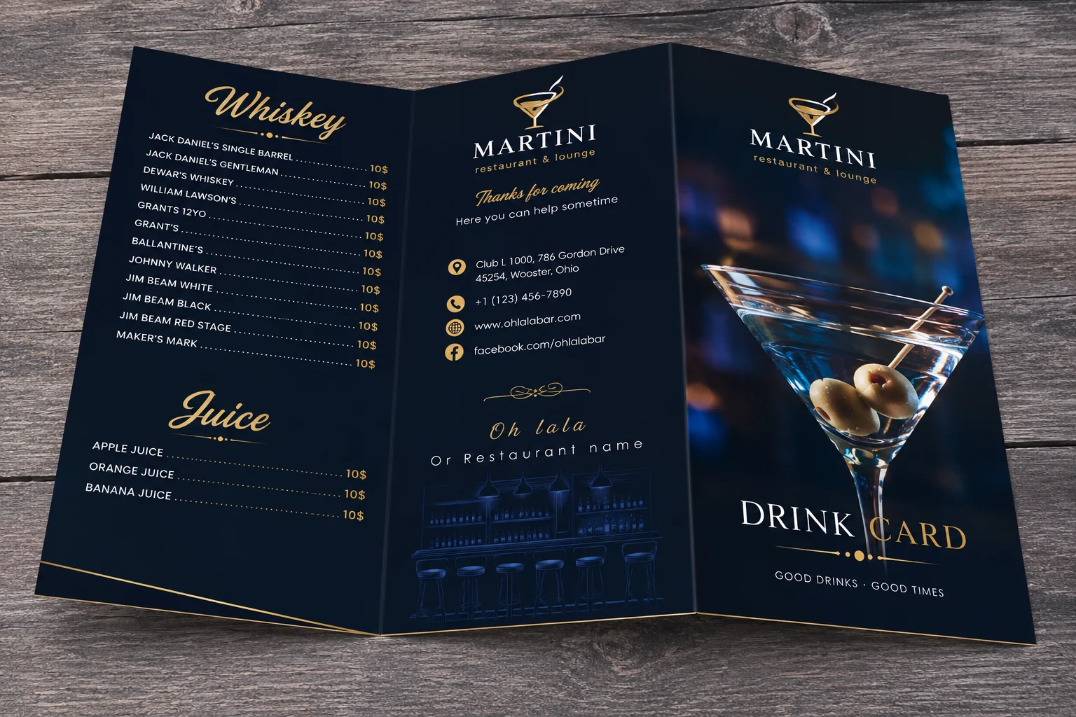 Standard Menus