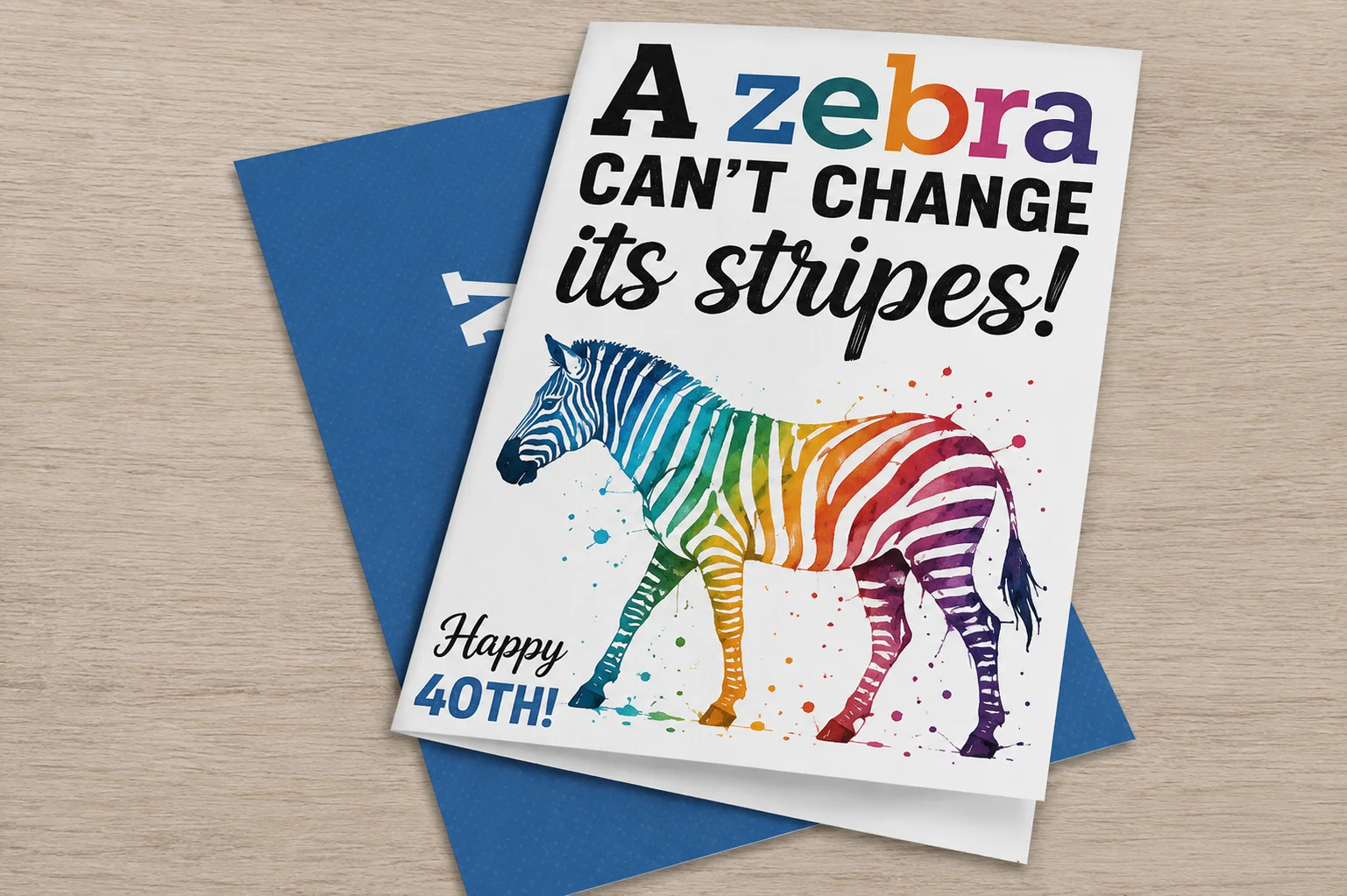 Raised Spot UV Greeting Cards
