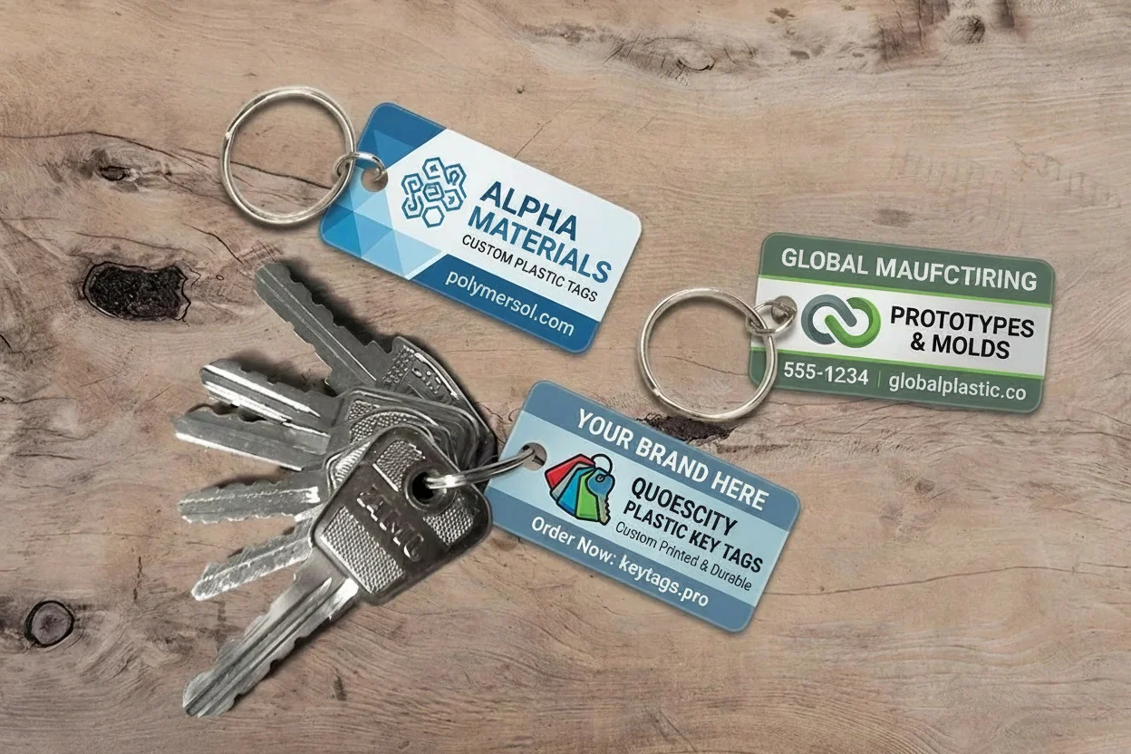 Plastic Key Tags