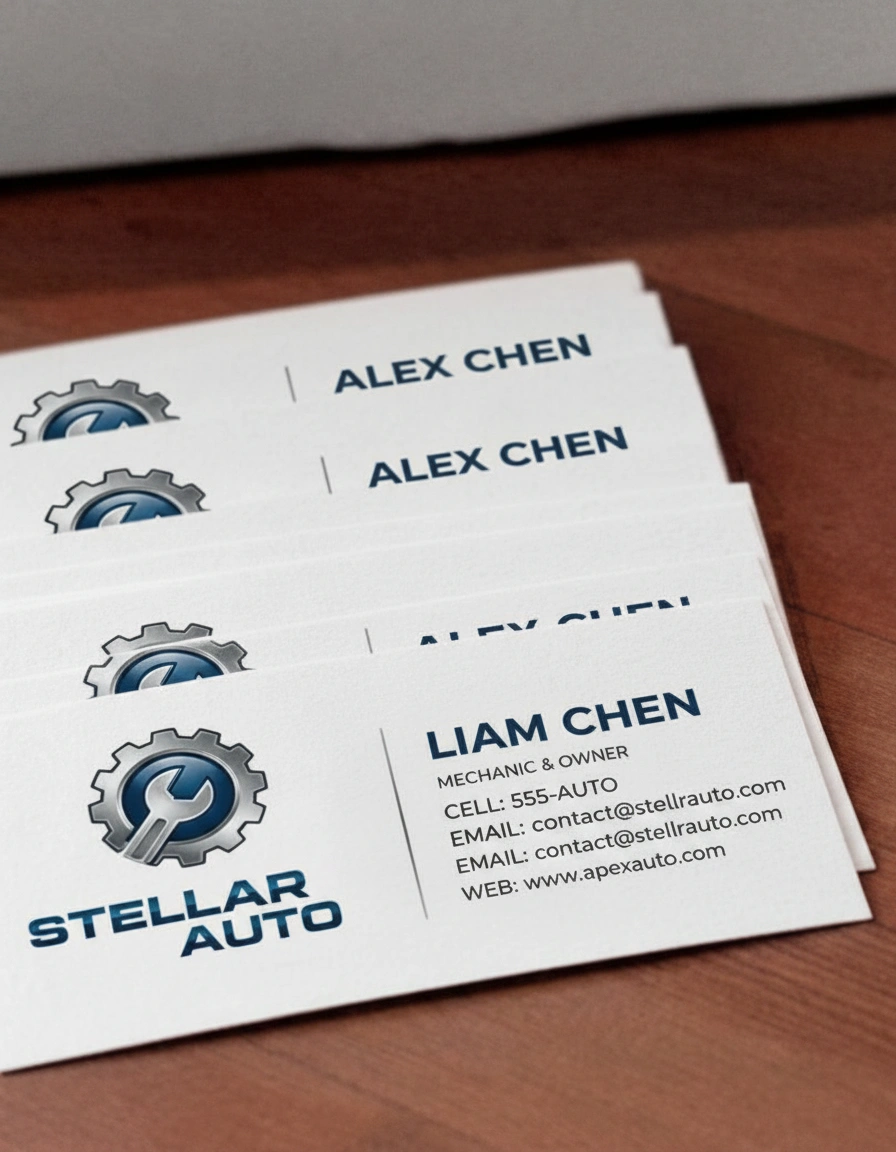Automotive Business Cards