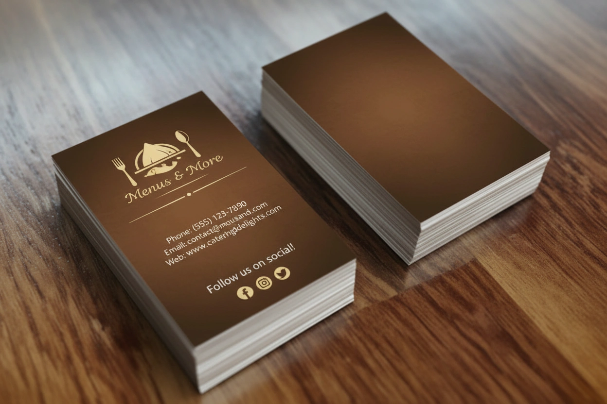 Catering Business Cards