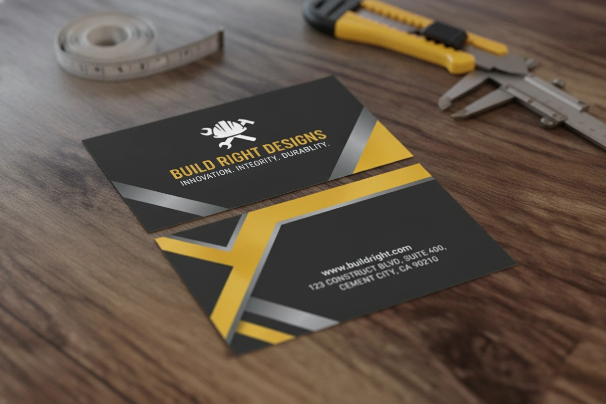 Construction Business Cards