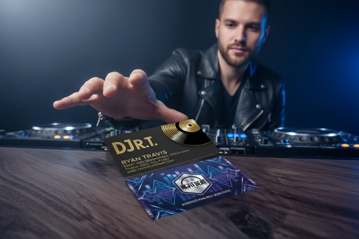 Dj Business Cards