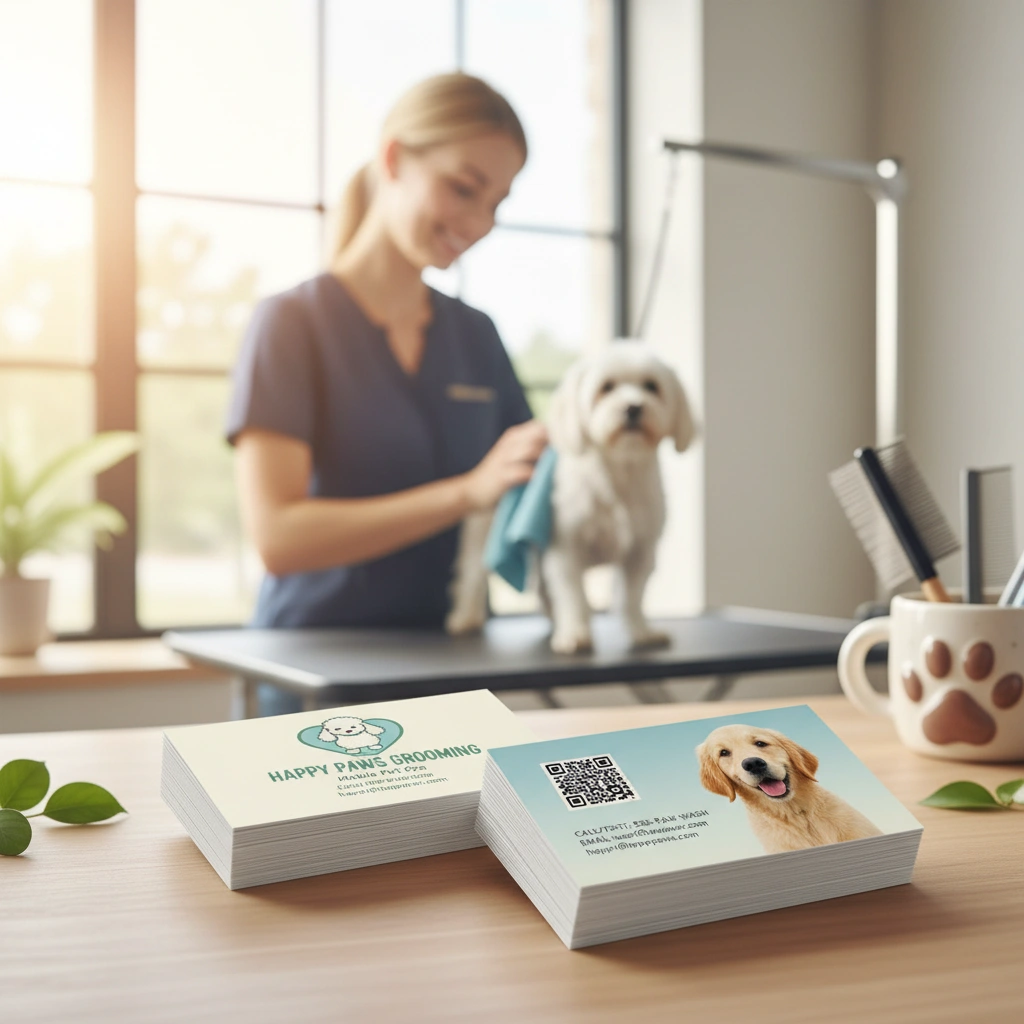 Dog Grooming Business Cards