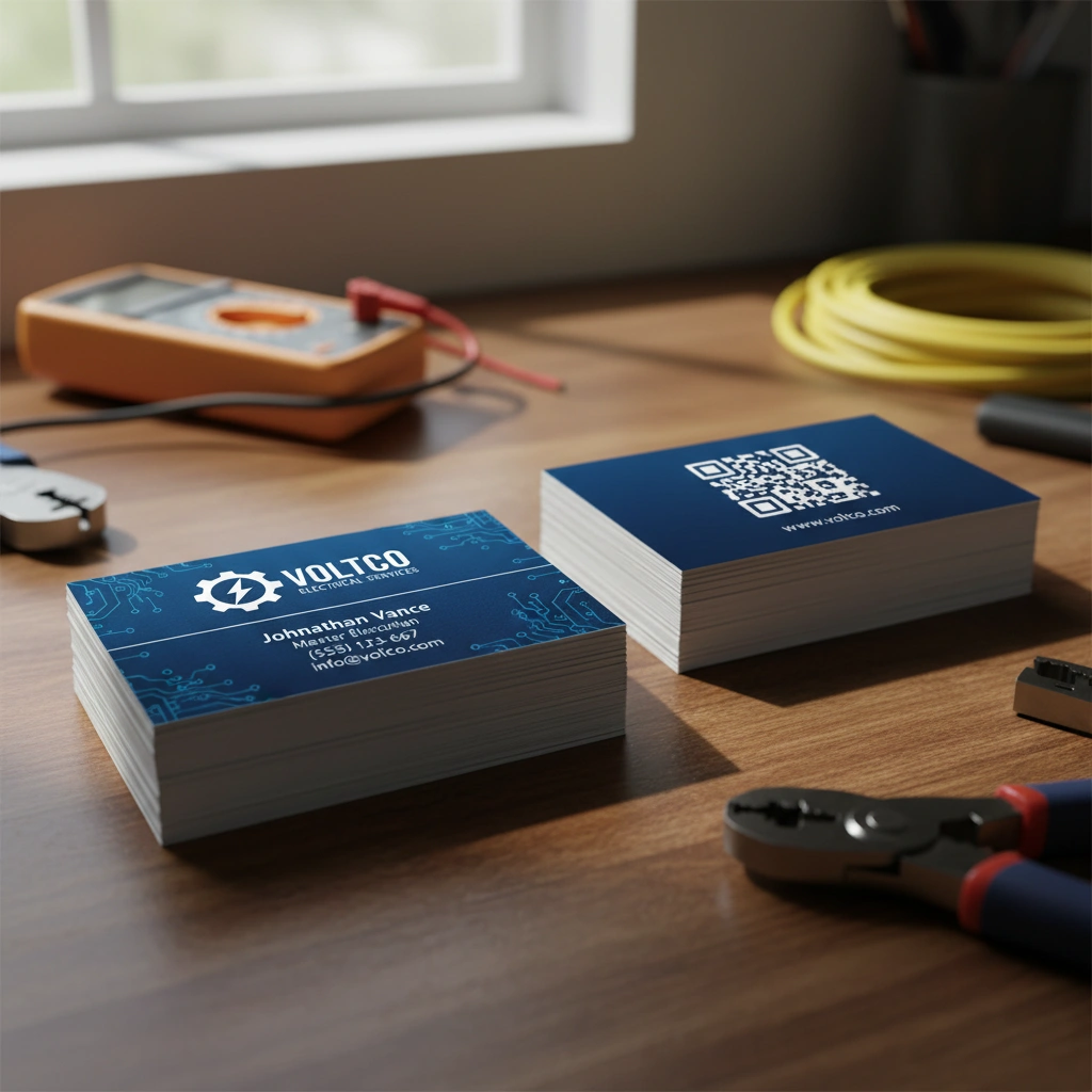 Electrician Business Cards