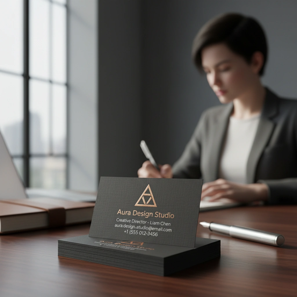 Embossed Business Cards