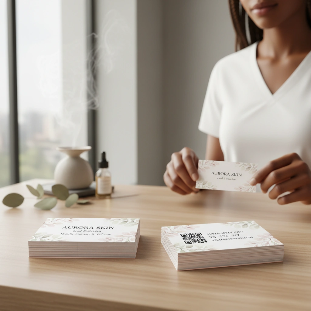 Esthetician Business Cards