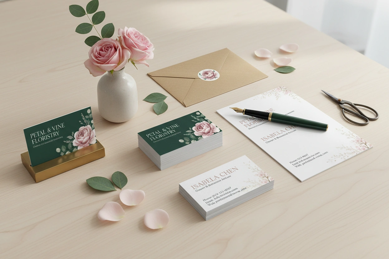 Florist Business Cards