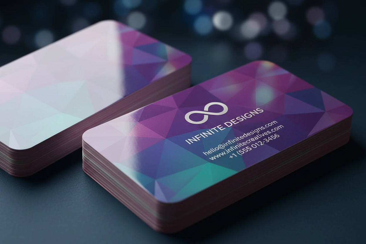 Glossy Business Cards