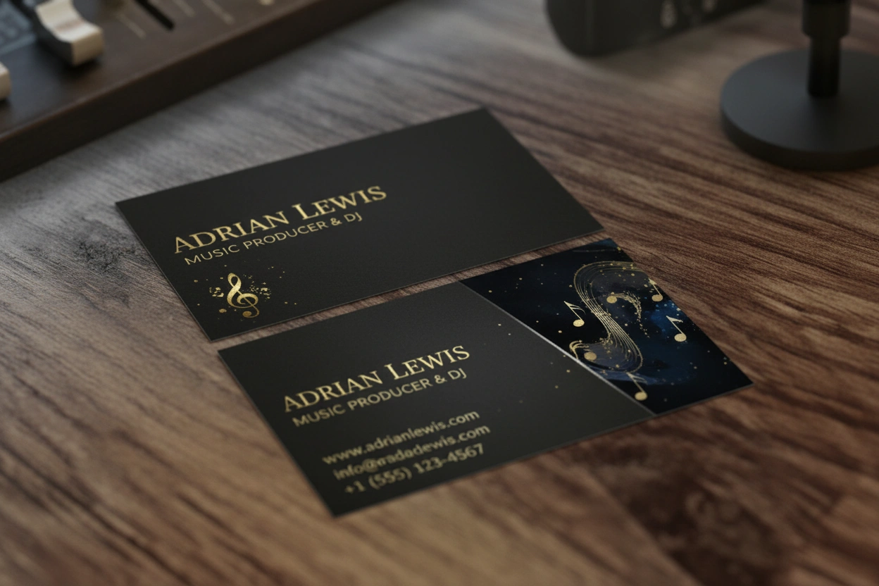 Music Business Cards