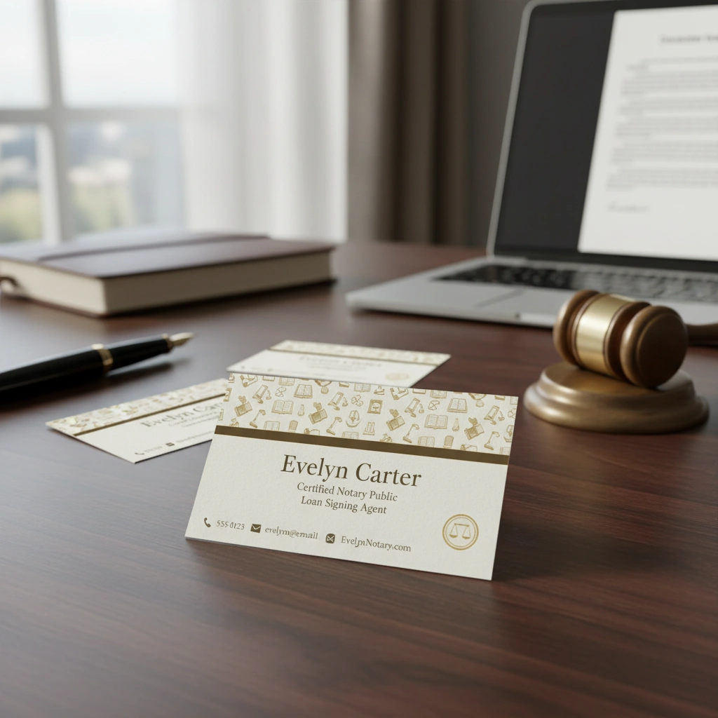 Notary Business Cards
