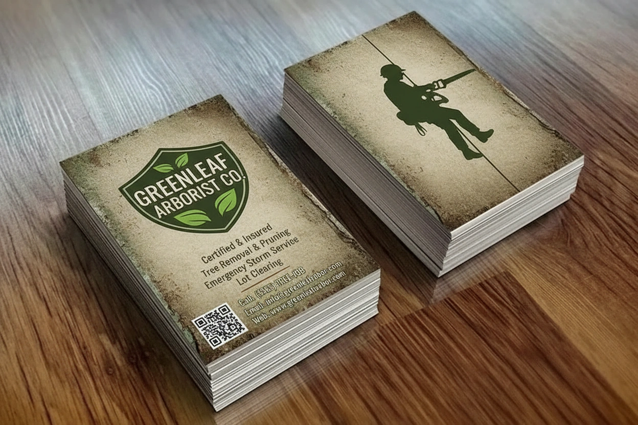 Tree Service Business Cards