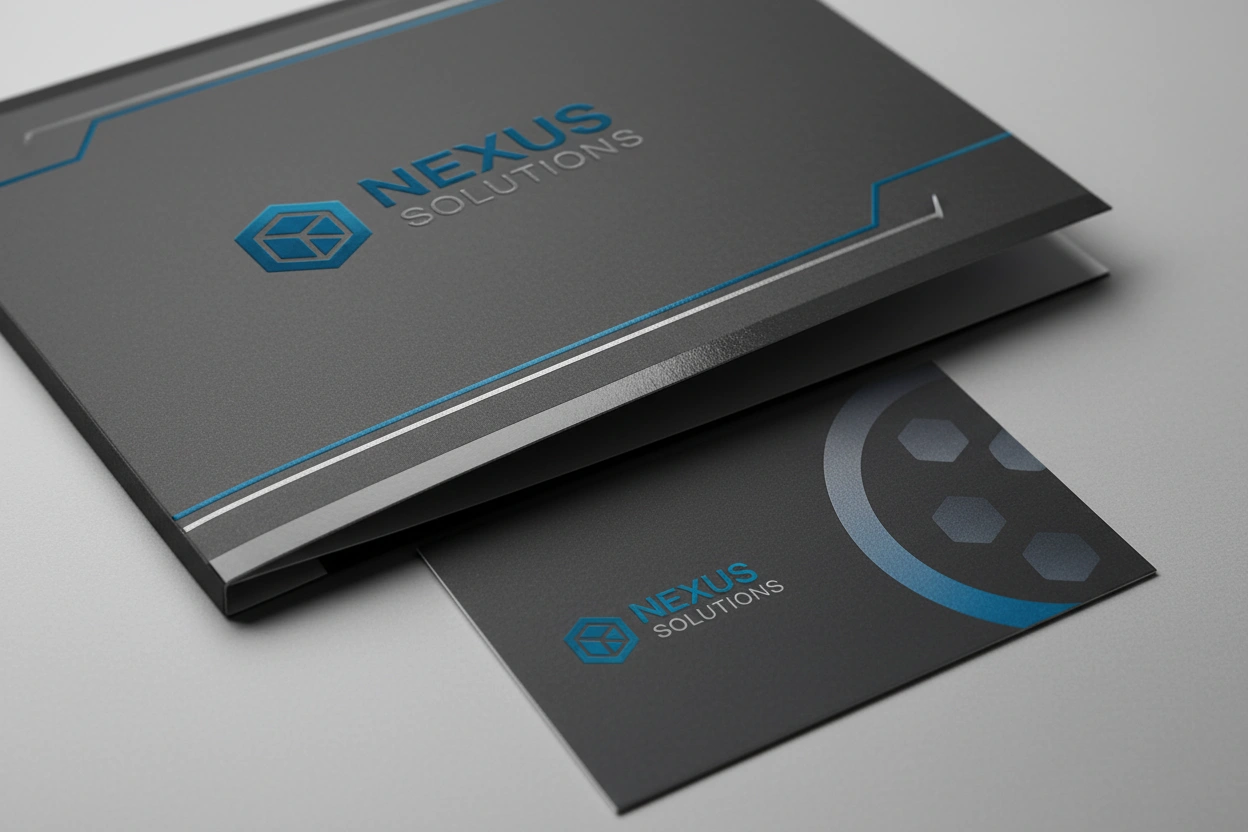Spot UV Presentation Folders