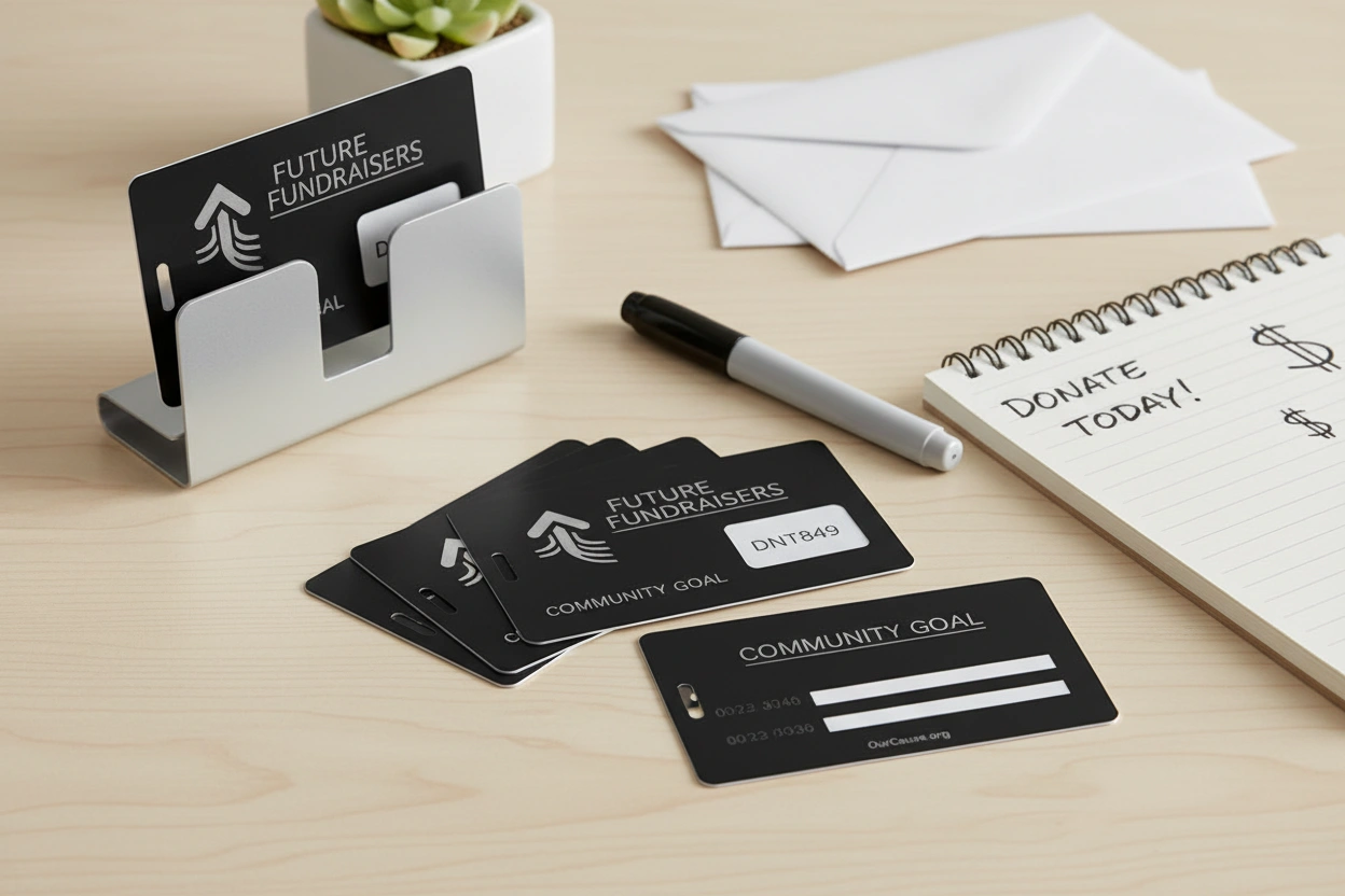 Plastic Fundraising Cards