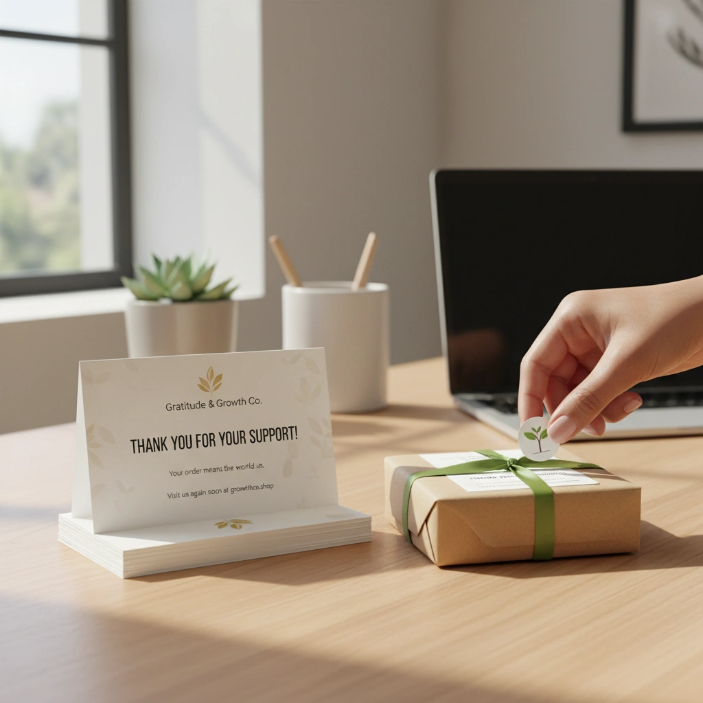 Ecommerce Thank You Cards