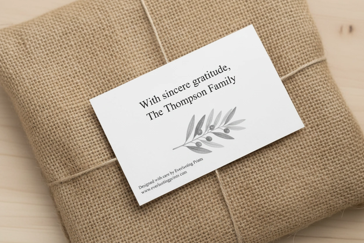 Funeral Thank You Cards