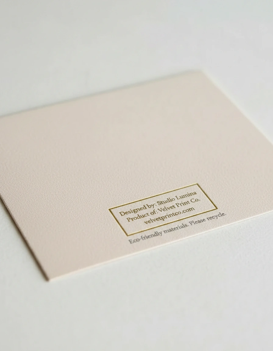 Raised Foil Suede Greeting Cards