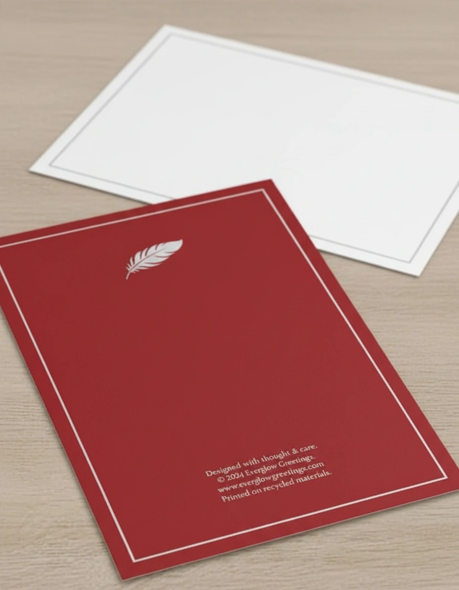Raised Spot UV Suede Greeting Cards