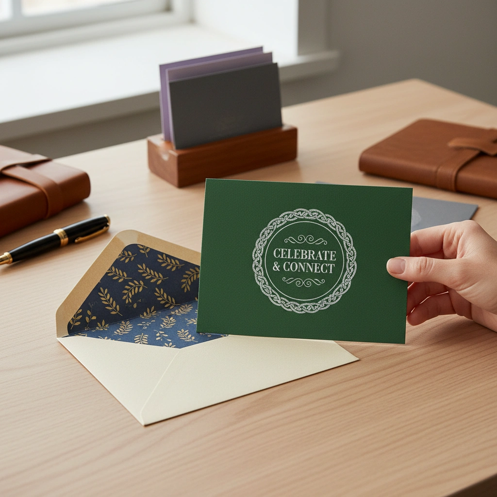 Suede Greeting Cards