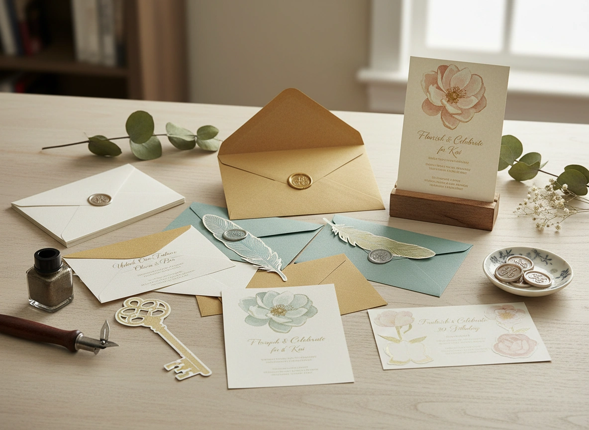 Custom Shaped Invitations