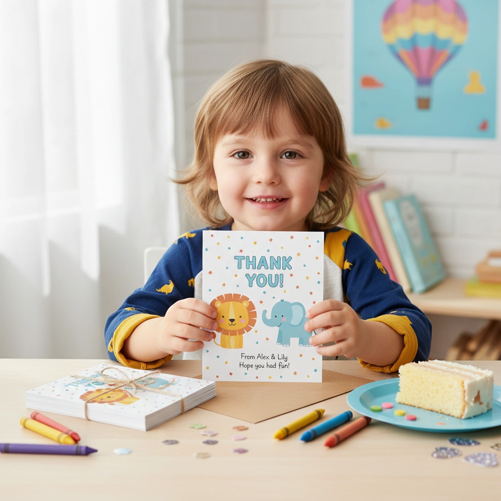Kids Thank You Cards