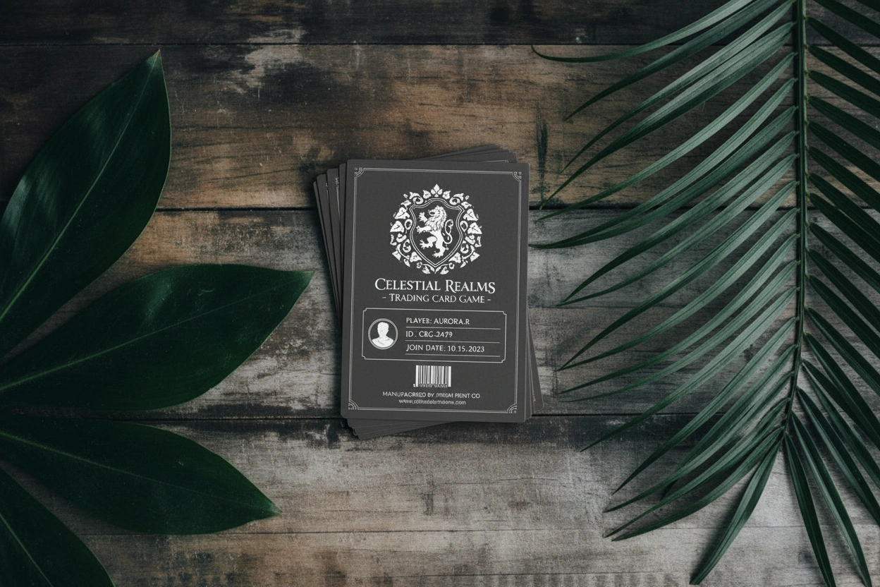 Velvet Laminated Trading Cards