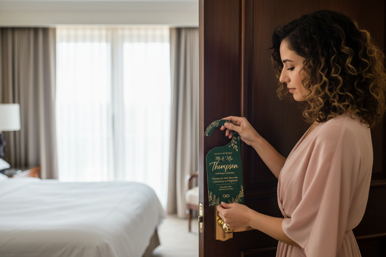 Wedding Hotel Door Hangers