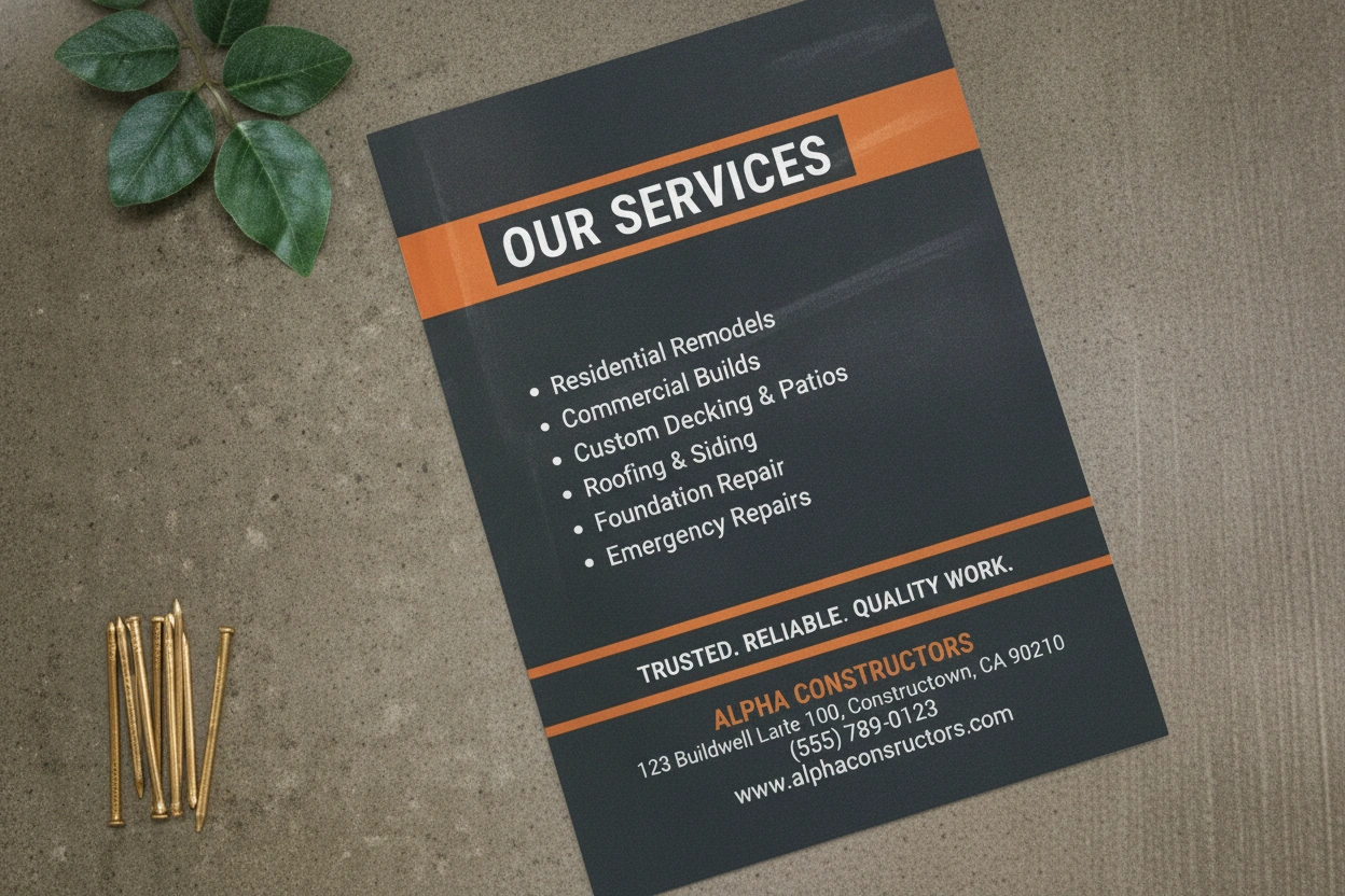Construction Flyers