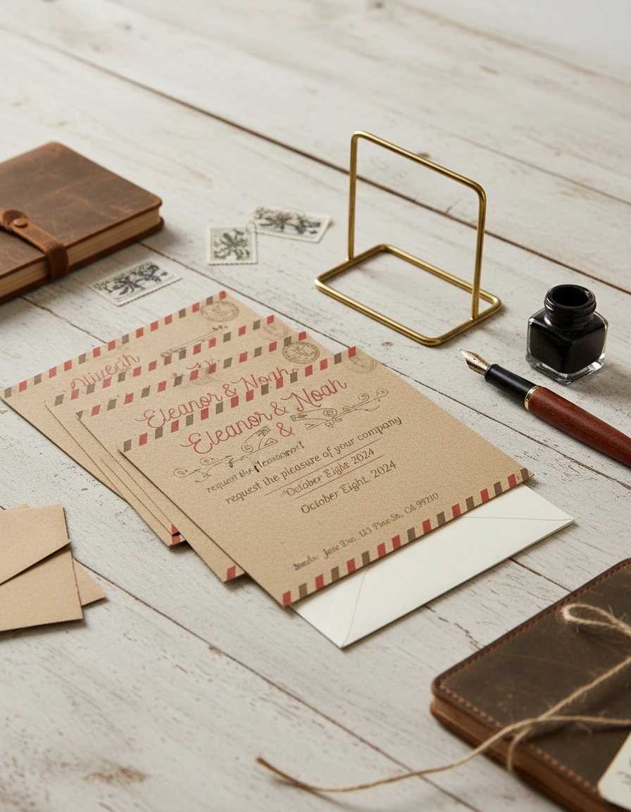 Kraft Postcards