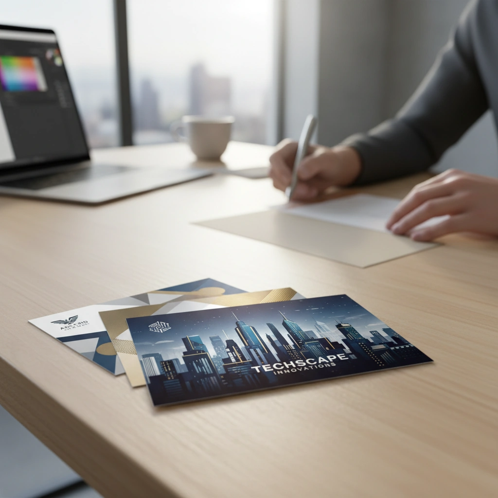 Metallic Postcards