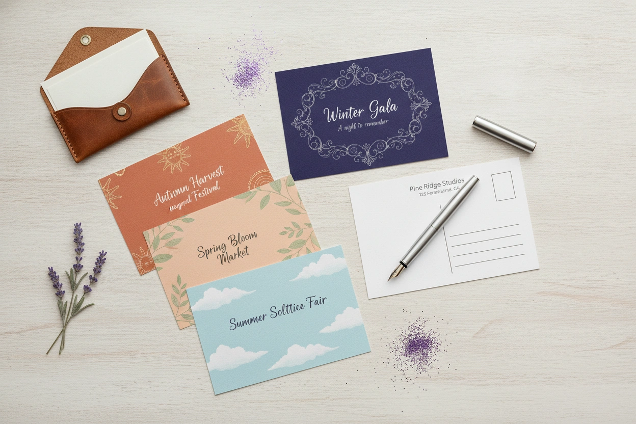 Suede Postcards