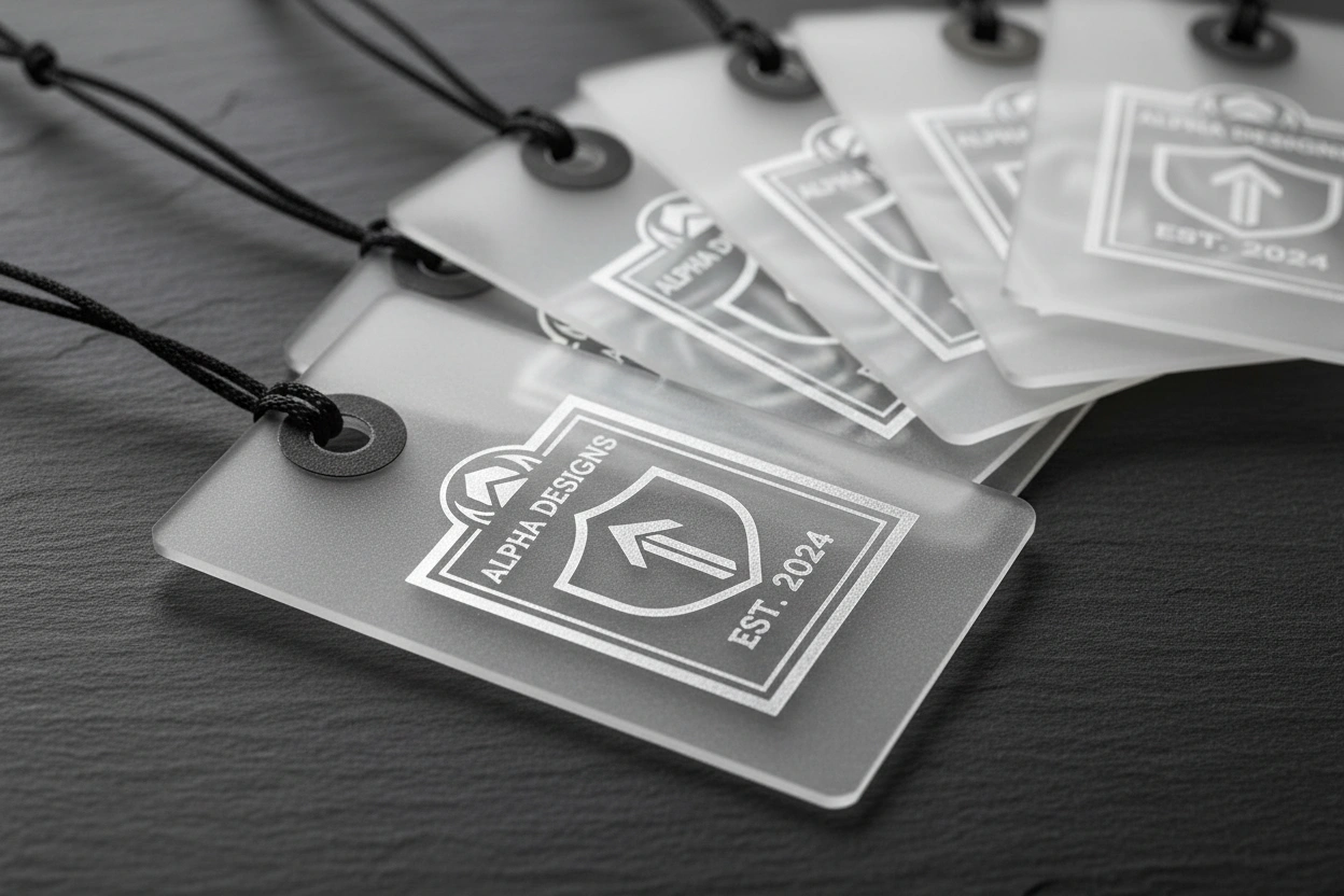 Plastic Hangtags