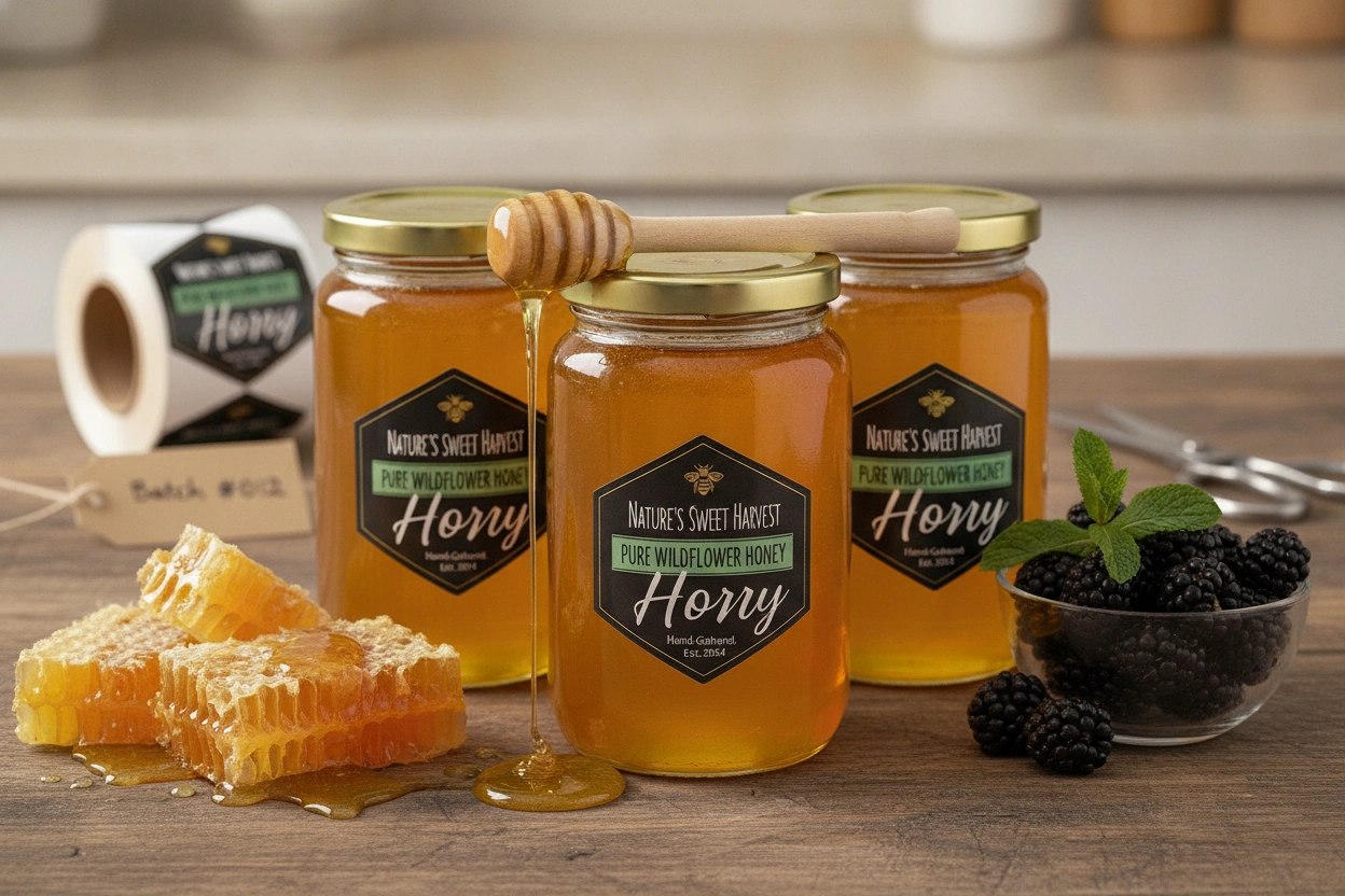 Premium Jar Labels