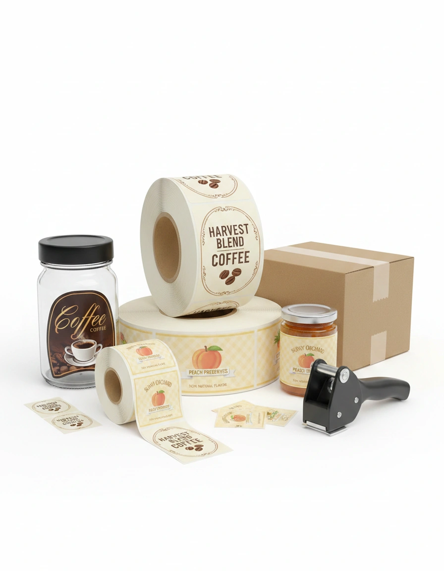 Roll Packaging Labels